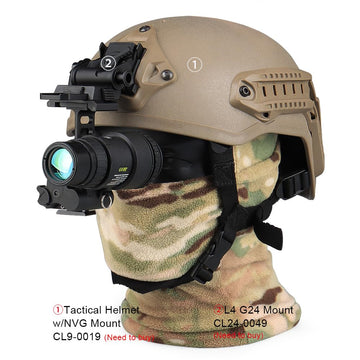 YSS PVS18A red mode preserves visibility in low-light scenes.