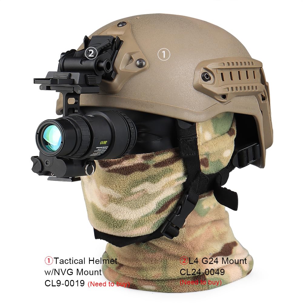 YSS PVS18A red mode preserves visibility in low-light scenes.