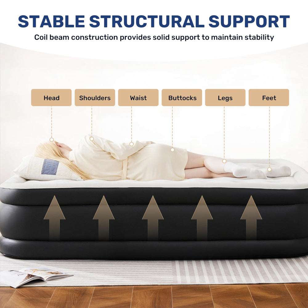 YSSOA honeycomb-column support for even weight distribution and comfort