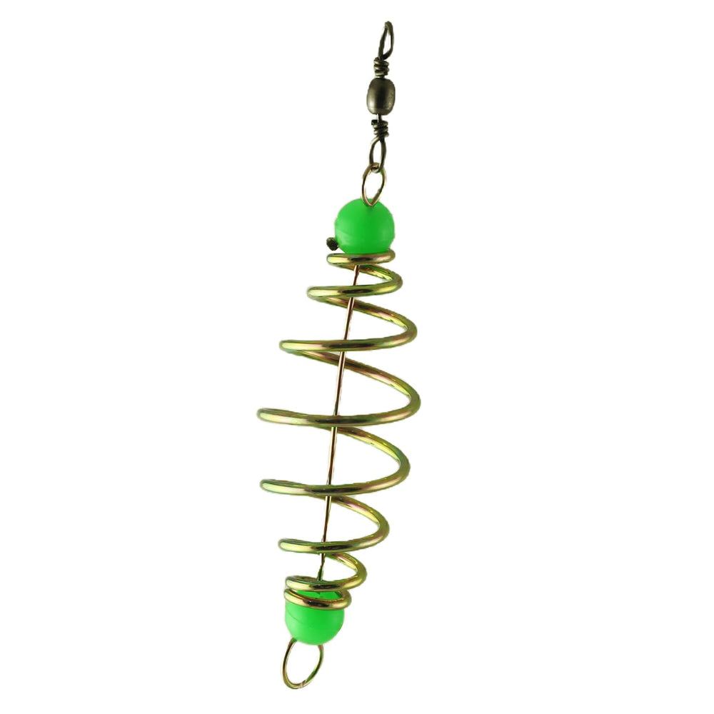 Close-up of gold-plated roller spring feeder