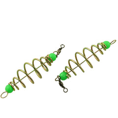 Carbon steel spiral fish bait cage for carp fishing
