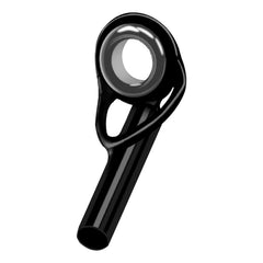 Close-up of stainless steel frame and ceramic ring tip
