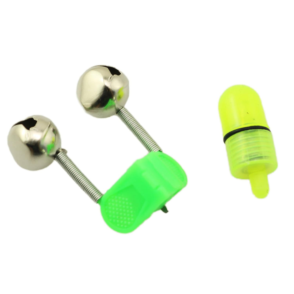 Close up of YTgilo sea rod bell light clip and spring