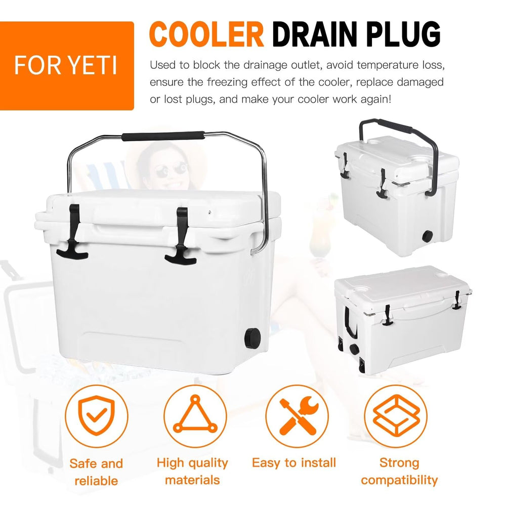 YTXXDEUS 1-inch diameter drain plug for a compact, snug fit.
