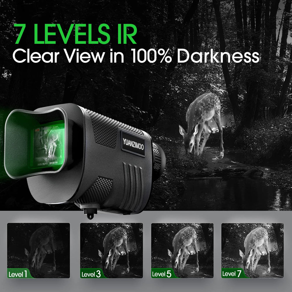 YUANZIMOO Night Vision Monocular in the wild for nighttime observation