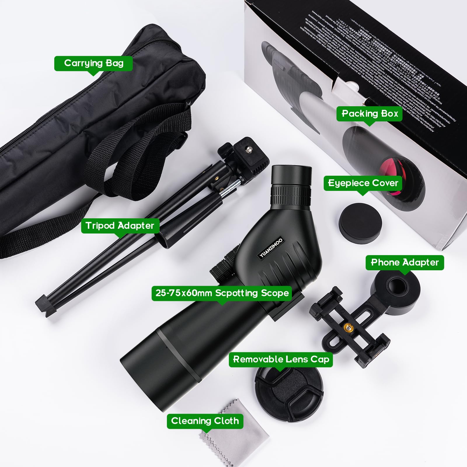 YUANZIMOO waterproof and fogproof design withstands rain and cold conditions