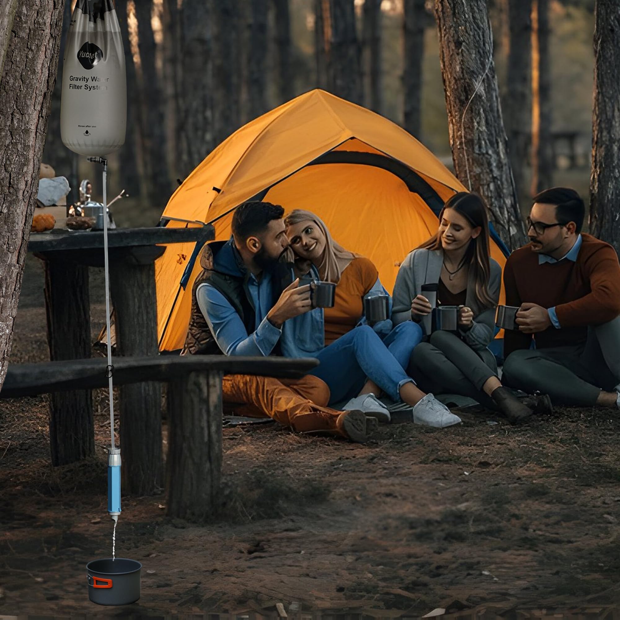 Yuclet durable materials resist punctures on rugged outdoor trips.