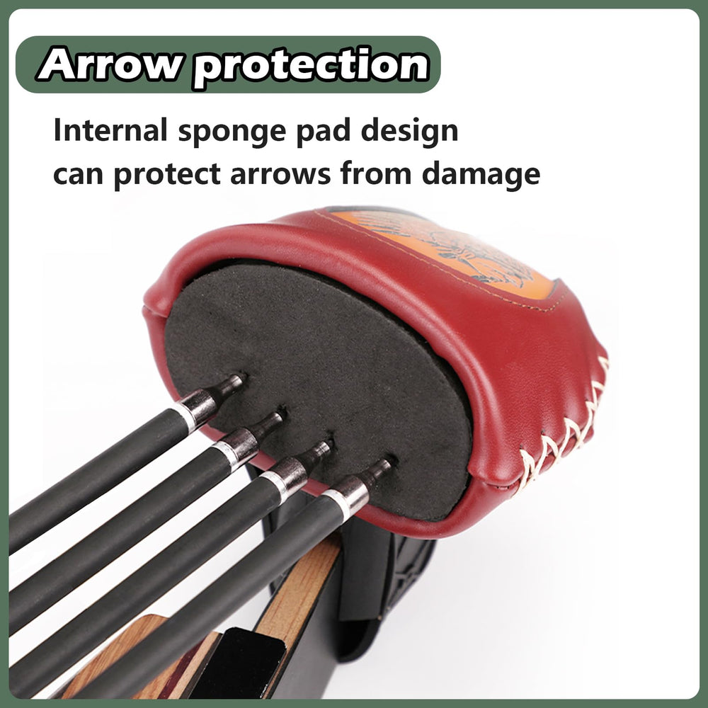 Yuecoom quiver snap design enables fast installation and removal for rapid shooting