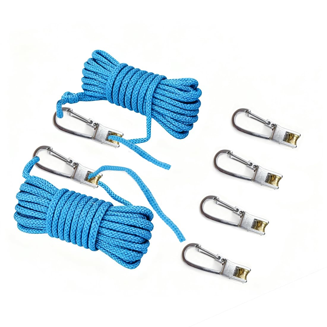 YUEHISY cord tightener with brass roller for smooth rope adjustment on boats.