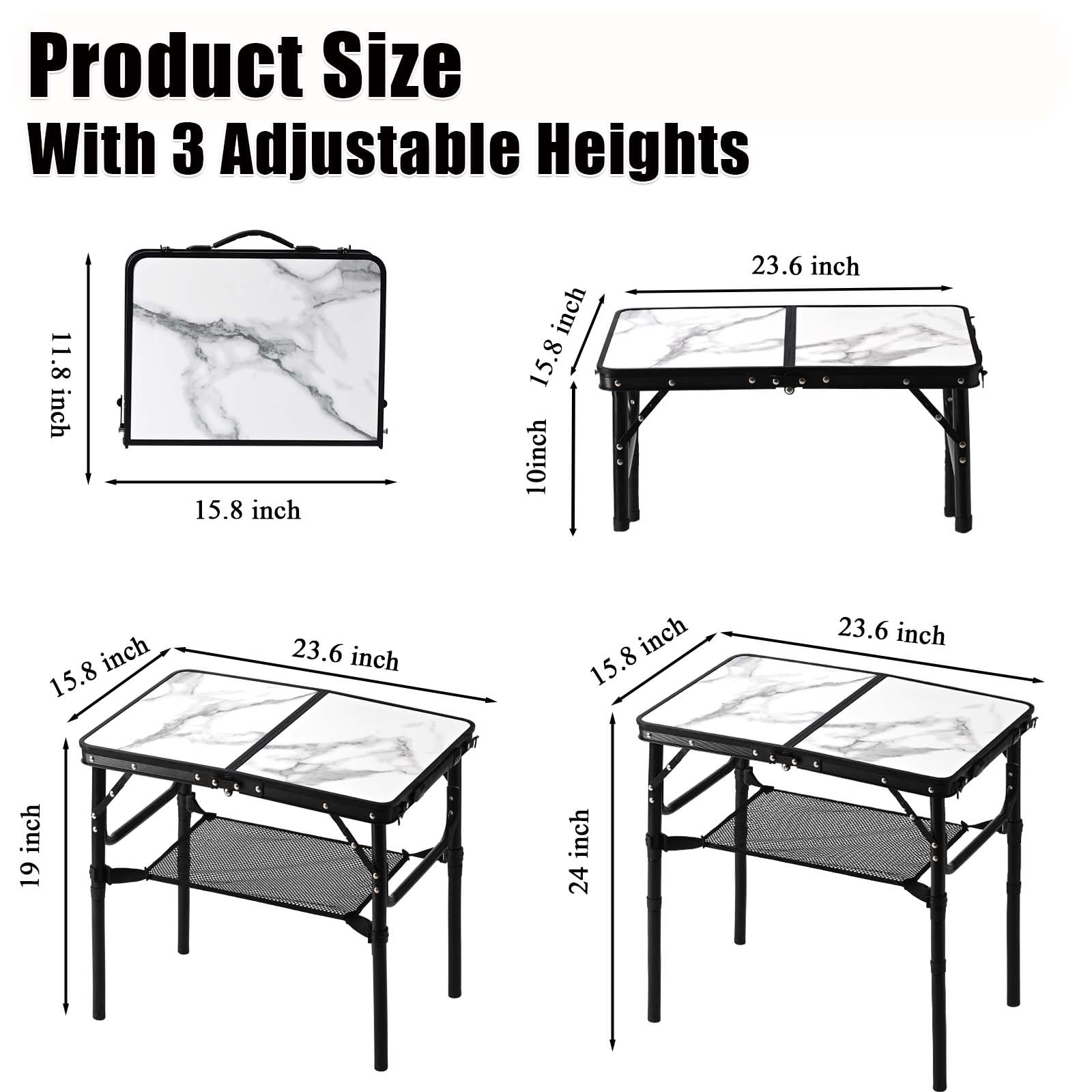 YUFIFAIRY aluminum folding table top for durable, portable use