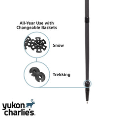 Yukon Charlie's Carbon Lite with Fast Lock system for quick, secure adjustments.