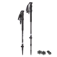 Yukon Charlie's Carbon Lite trekking poles highlight lightweight strength for easy hiking