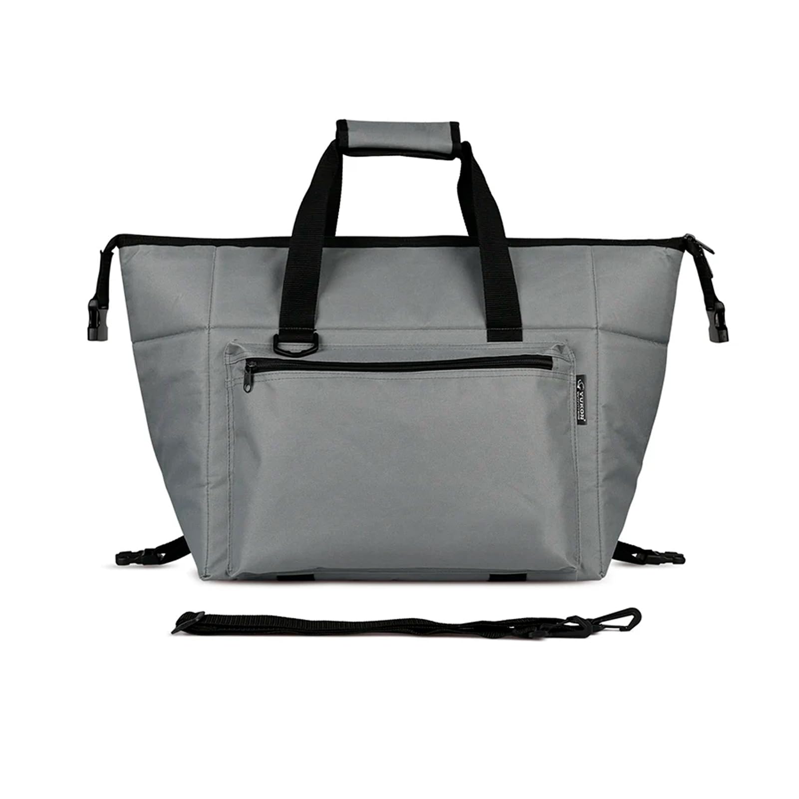 Yukon Outfitters 24-can insulated cooler bag front view showing spacious capacity for picnics