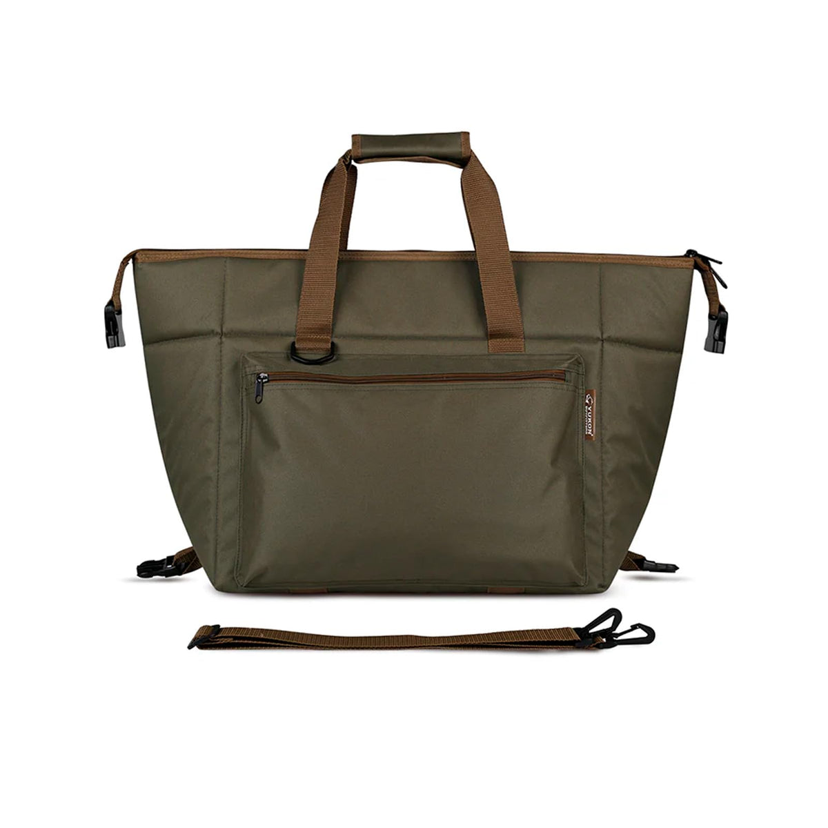 Yukon Outfitters cooler bag with front pocket for quick access and organization.