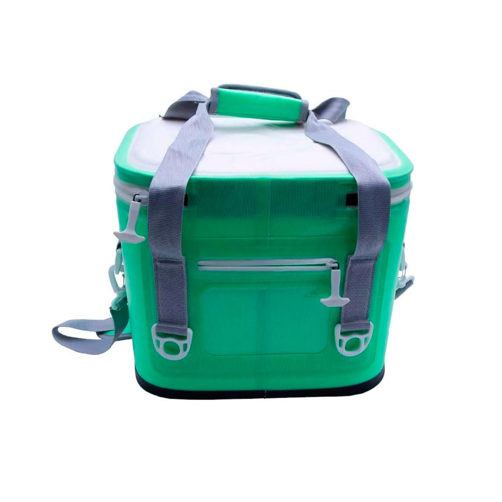 Yukon Outfitters 30-Can Tech Cooler Bag floating design ready for water activities