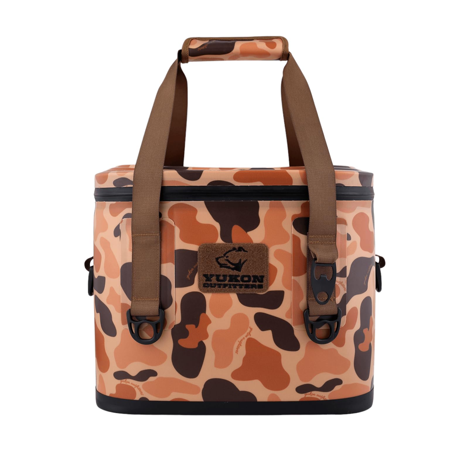 Yukon Outfitters airtight zipper guarantees leakproof closure and secure cold retention.