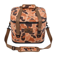 Yukon Outfitters tech cooler bag with padded handle enables comfortable carrying on trips.