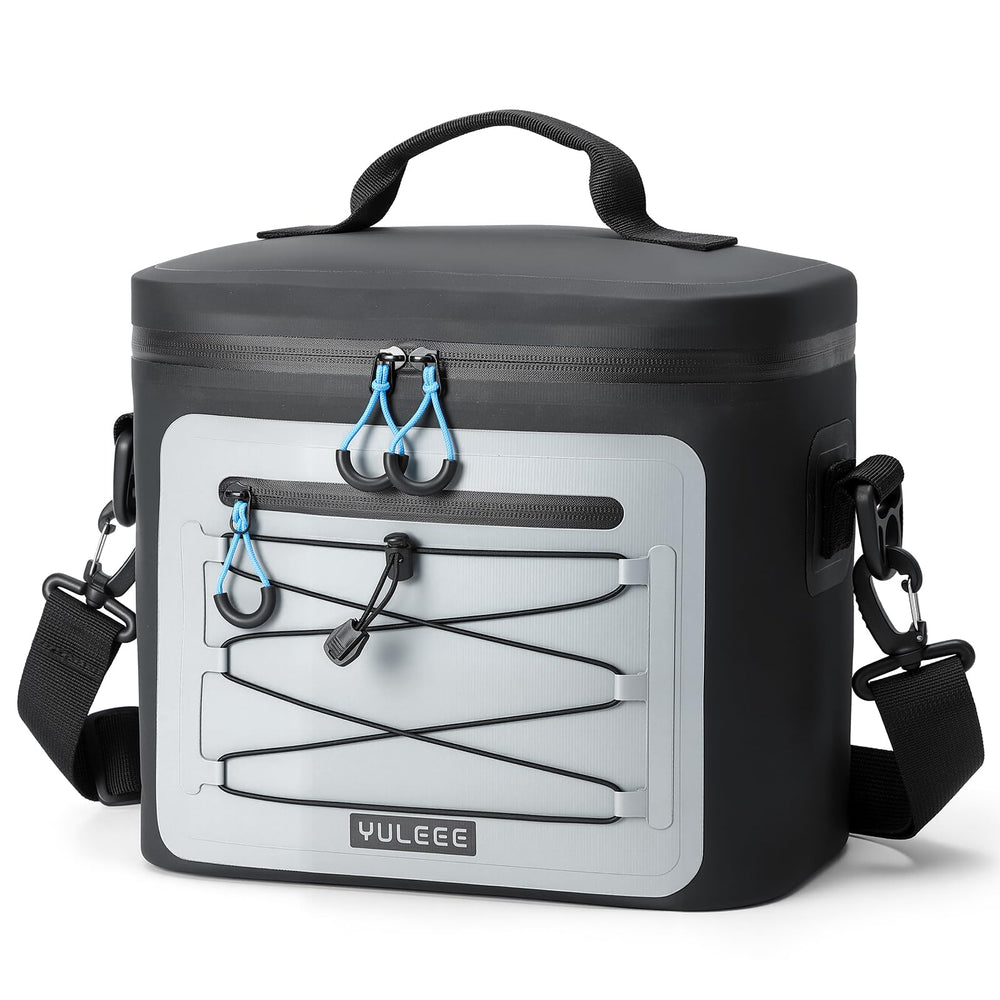 YULEEE cooler bag open top loading demonstrates easy access for quick packing and unloading.