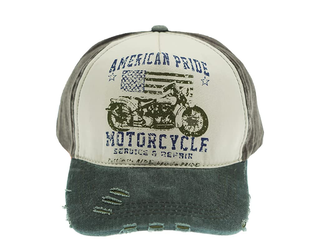 YULOONG cap motorcycle pattern adds bold streetwear flair for outings.