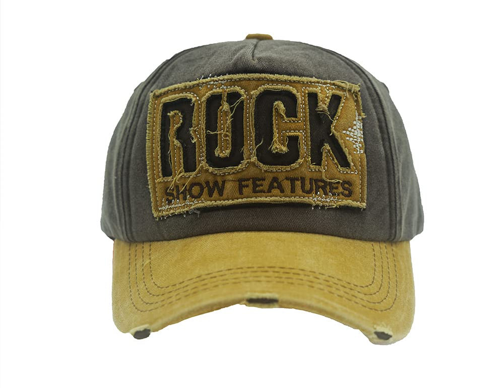 YULOONG long-visor denim cap providing extra sun shade outdoors.