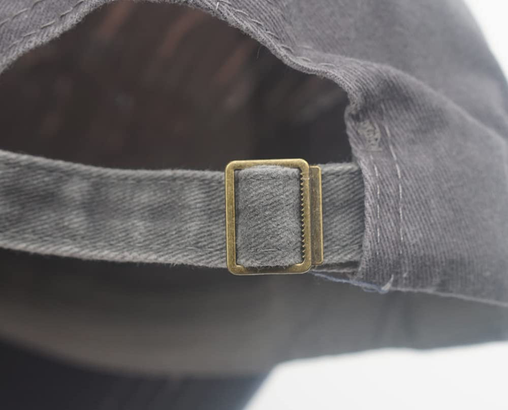 YULOONG Unisex grey denim trucker cap suits all genders.