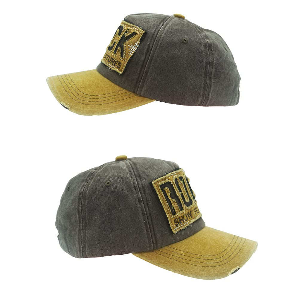 YULOONG vented crown denim cap for breathable all-day wear.