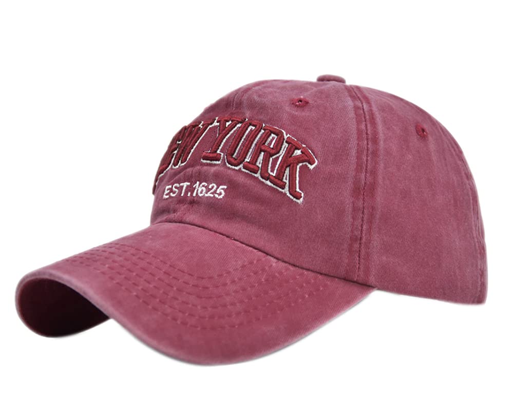 YULOONG vintage cap with New York embroidery for urban styling