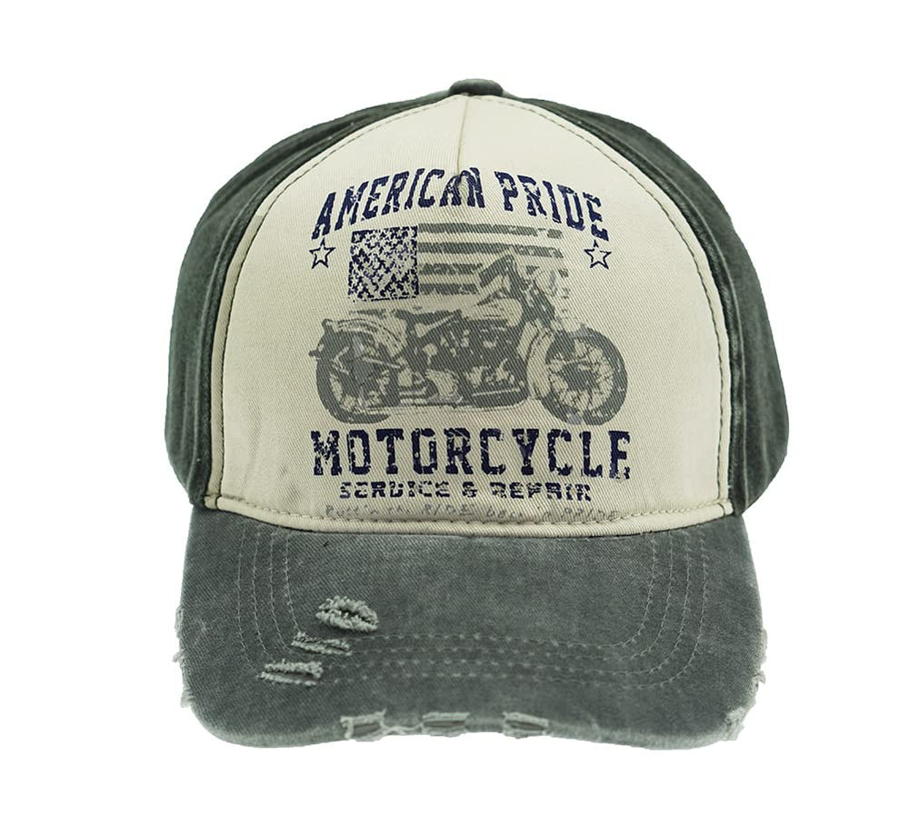 YULOONG Vintage Cap back view—vented design for all-day comfort.