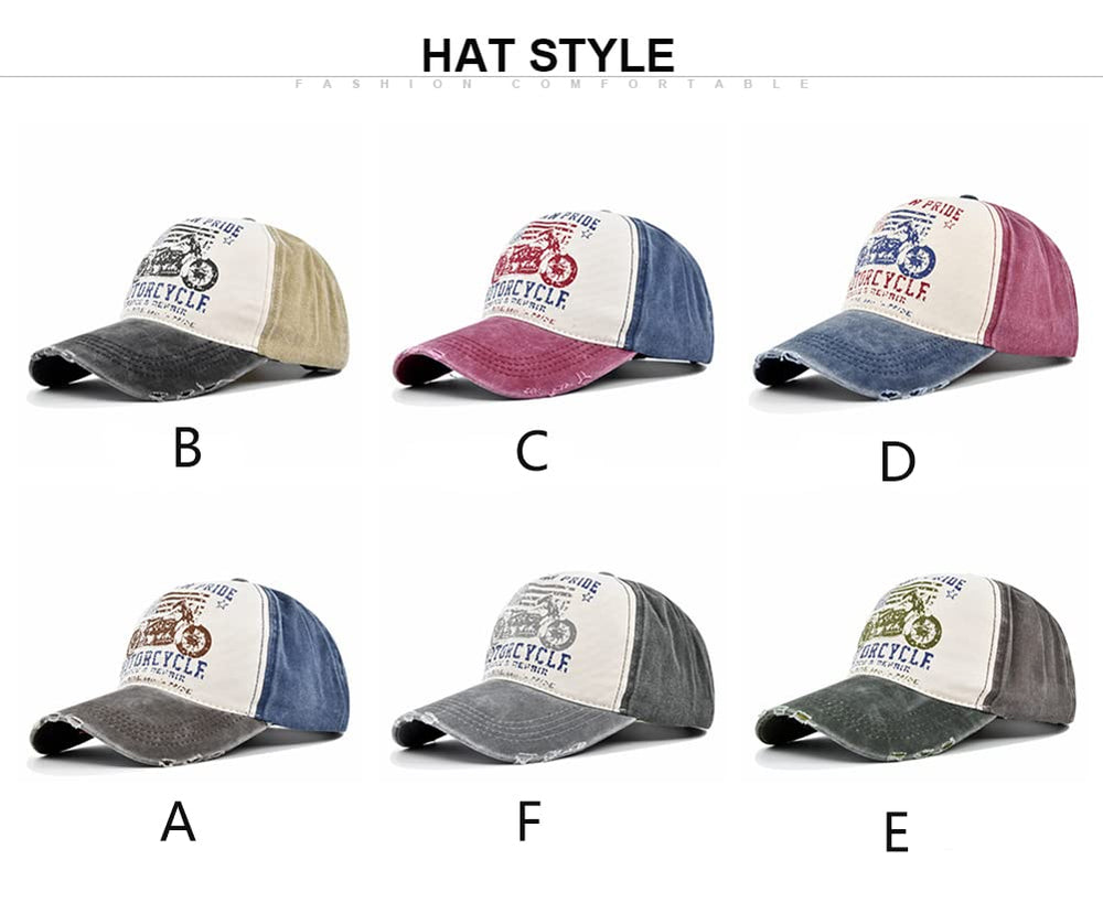 YULOONG Vintage Cap on model—versatile casual and sporty style.