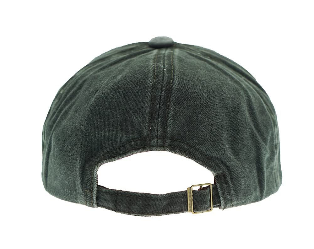 YULOONG Vintage Cap stitching detail—durable retro denim charm.