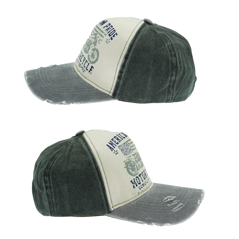 YULOONG Vintage Cap vent—breathable comfort in warm weather.