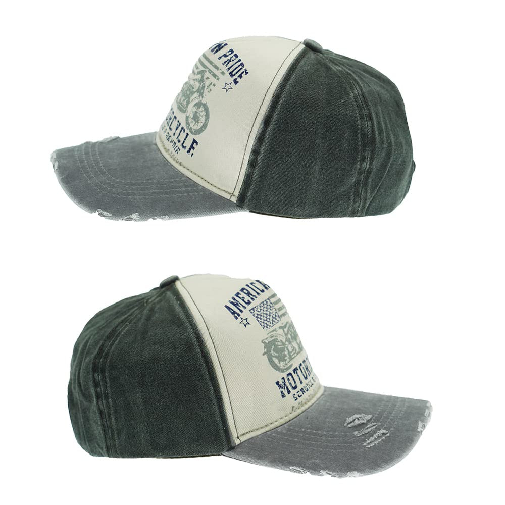 YULOONG Vintage Cap vent—breathable comfort in warm weather.