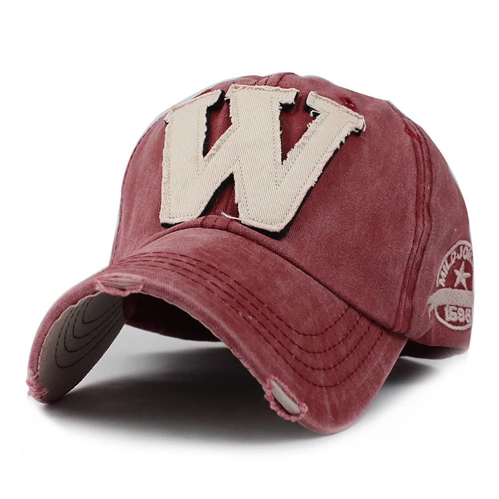 YULOONG vintage-denim-cap front-view provides sun protection and casual style.