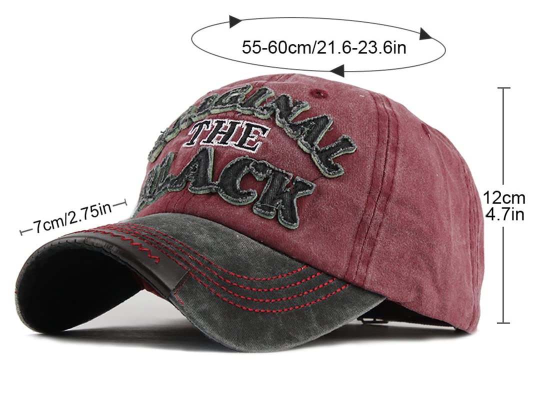 YULOONG cap side embroidery detail shows bold original pattern and casual flair