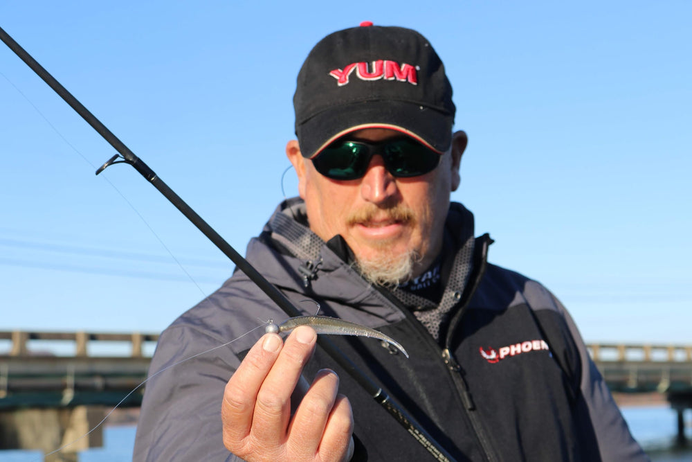 YUM FF Sonar Minnow Goby 4 tackle display in shop