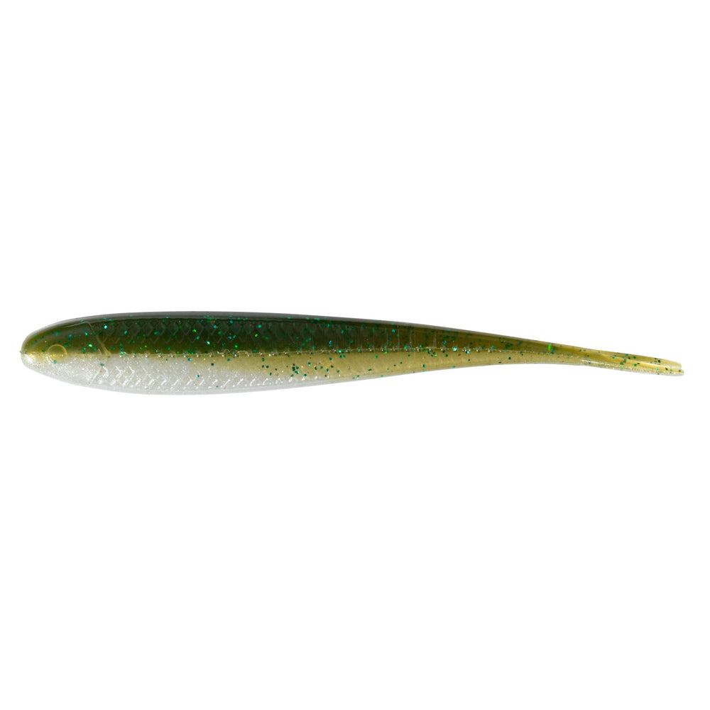 YUM FF Sonar Minnow in water-shot with Tenkiller Gold color showing lifelike action for forward-facing sonar
