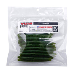 Yum Dinger 4 inch Watermelon Seed bulk pack, durable soft plastic for Texas rig.