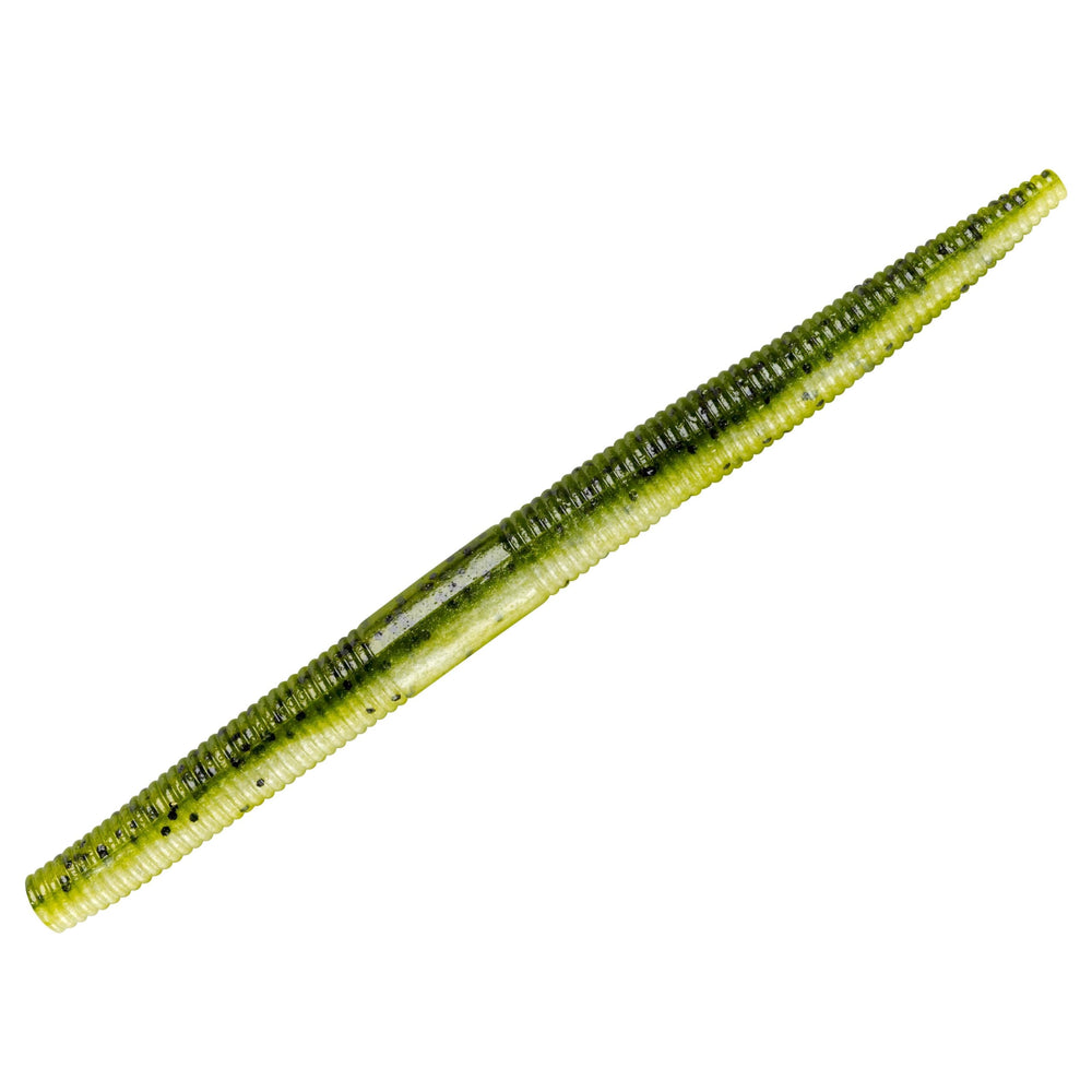 YUM Dinger 5-inch lure demonstrates subtle movement ideal for bass under pressure.