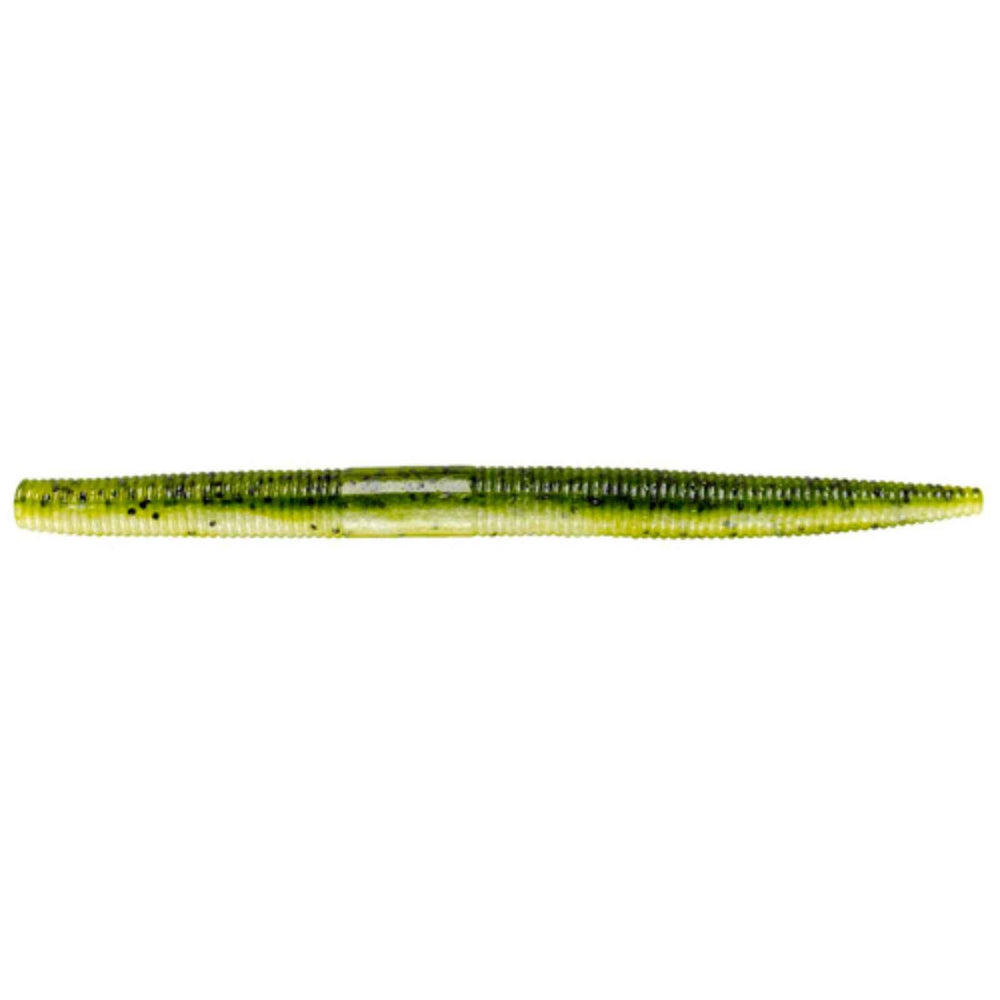 YUM Dinger Classic Worm Watermelon Pearl on Texas rig setup demonstrates versatility.