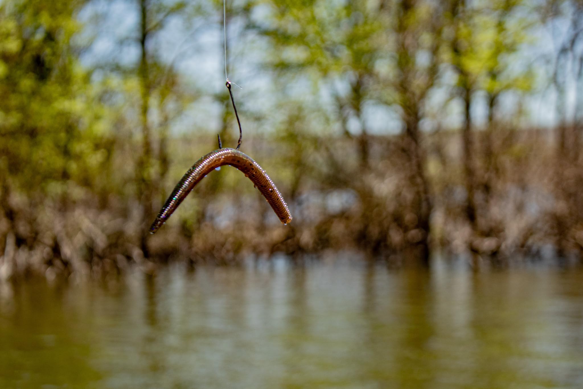 YUM Dinger hook slot design improves hook-ups on strikes