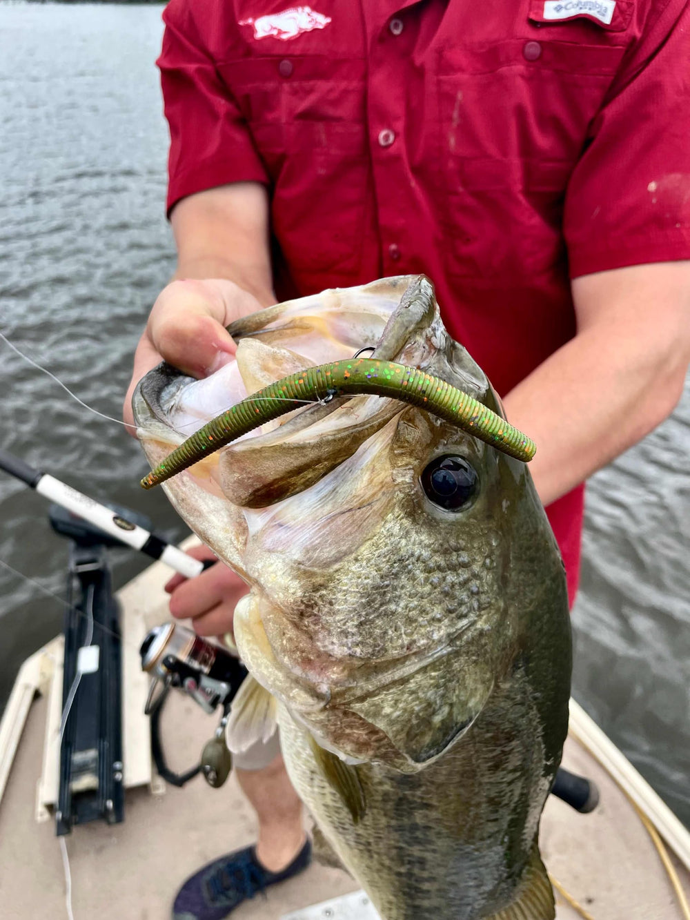 YUM Dinger wacky rig action inspires subtle bass movements