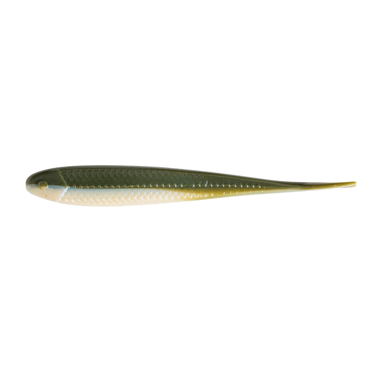 YUM FF Sonar Minnow JC Natural, lifelike face with subtle quiver for forward sonar bites.