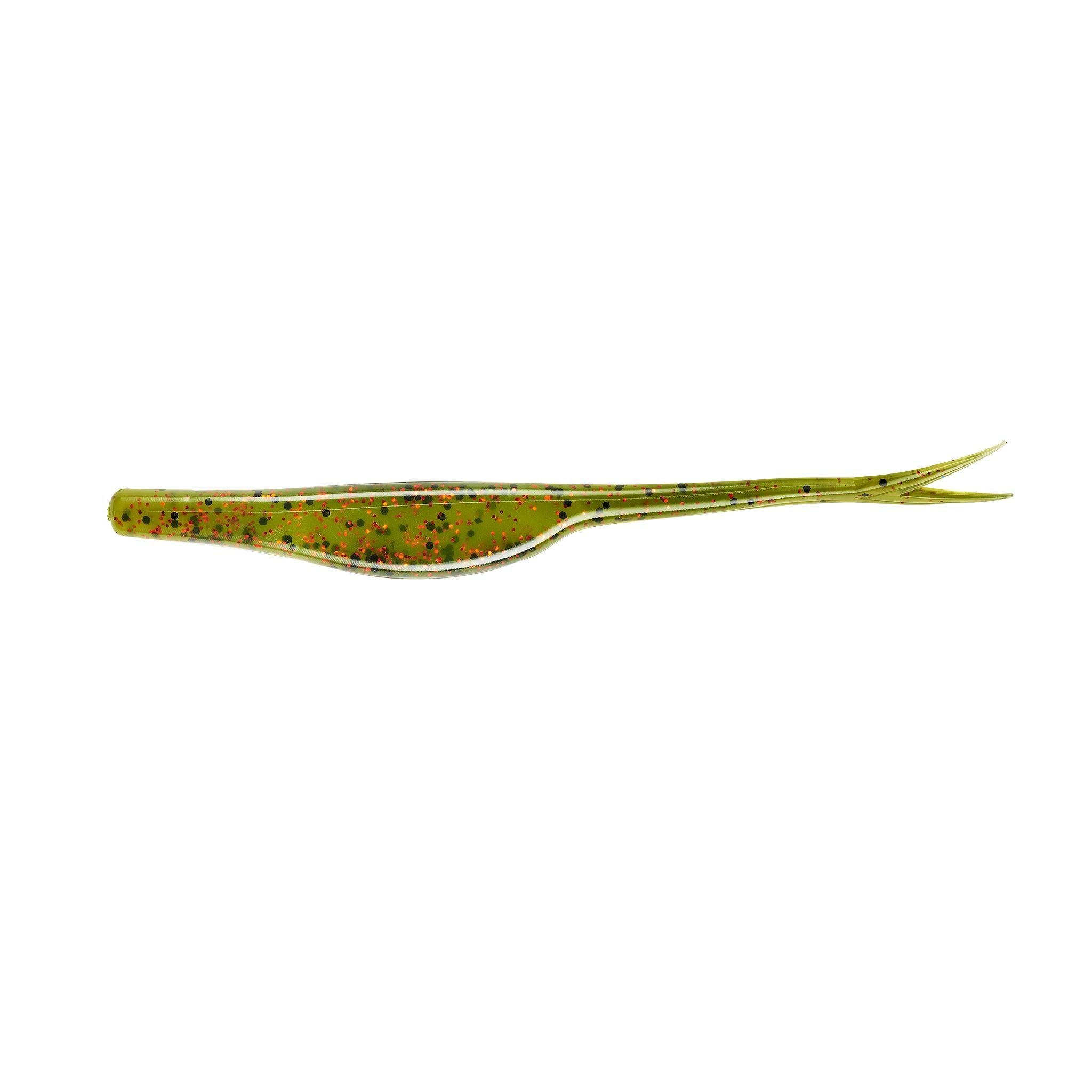 Yum Lures Break'N Shad Watermelon/Red Flake with a realistic baitfish profile.