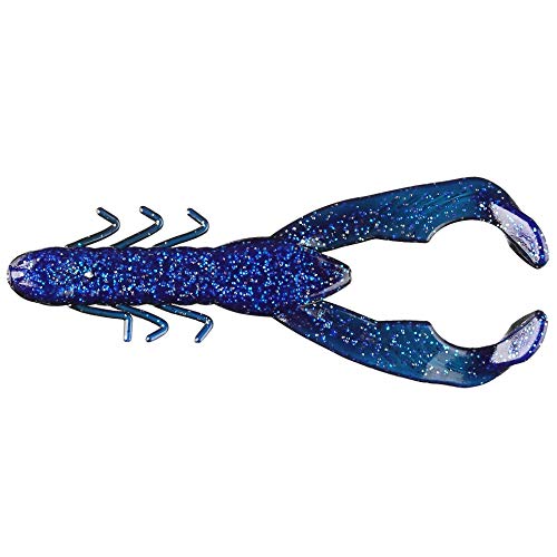 Yum Lures Christie Craw Bait segmented body enhances natural swimming motion.