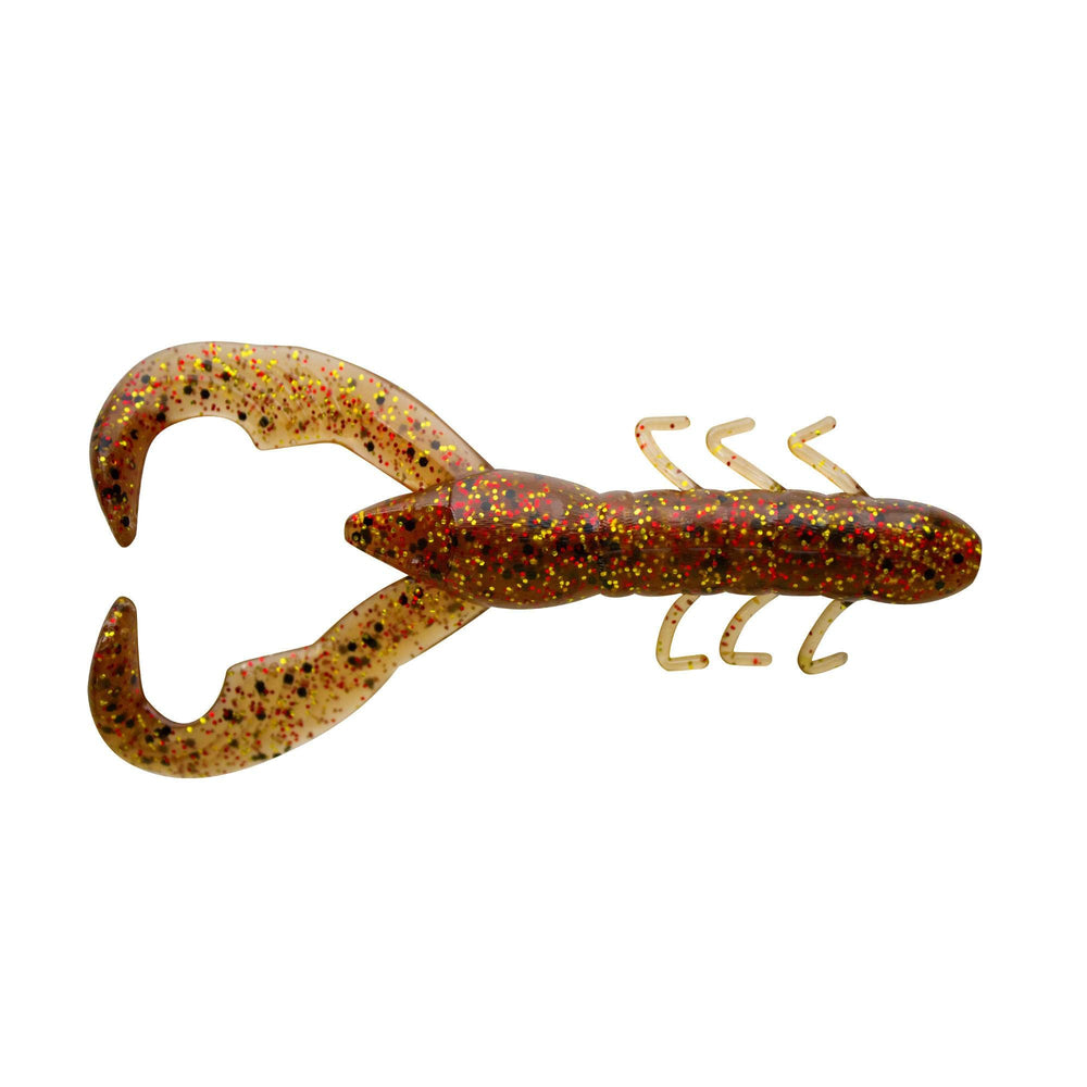 Yum Lures Christie Craw Copper Flash 3.5 inch lure boosts attraction in clear water