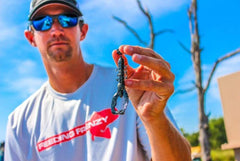 Yum Lures Christie Craw hyper-action claws deliver dramatic water displacement for jigging