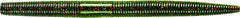 Yum Lures Dinger 5'' California Craw Gold Flake side rigging demonstrates rigging options
