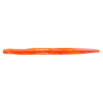 Yum Lures Dinger Bubble Gum wacky rig detail emphasizes hook slot for better hookups