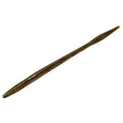 Yum Lures Mighty Worm bulky profile in Watermelon/Red, ideal for rig action.