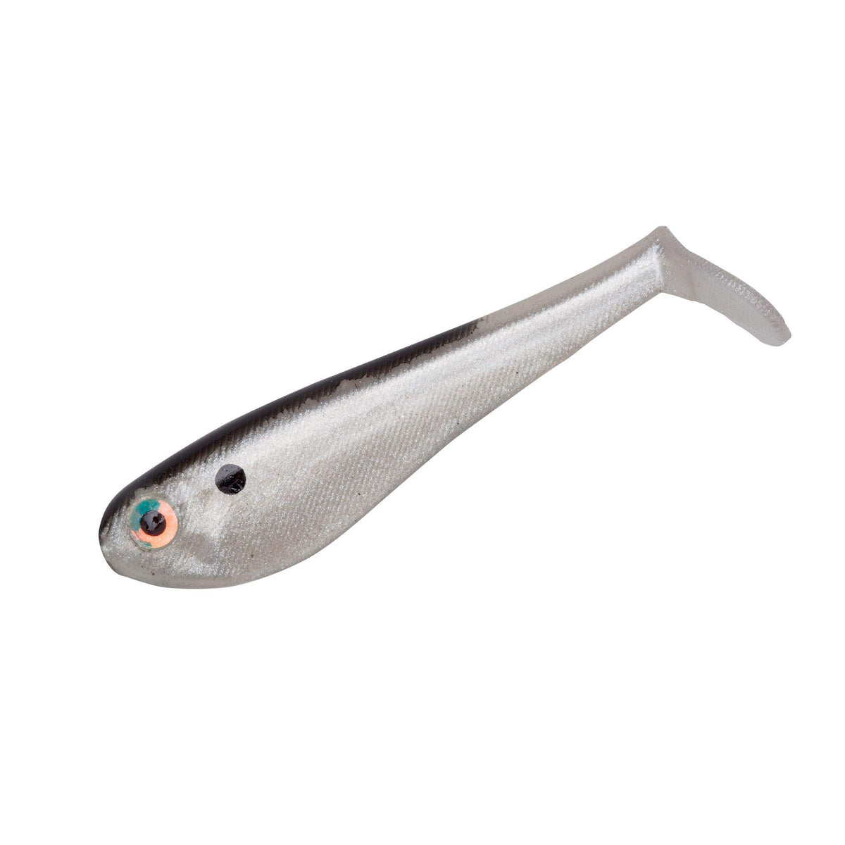 Yum Lures Money Minnow pearl with black back, versatile bass lure for lifelike swims